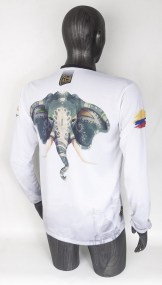 Jersey India blanco espalda